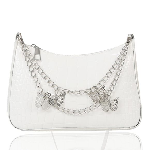 White Y2K Purse Y2K Tote Bag Punk Gothic Tote Purse Y2K Crossbody Bag Y2K <3 - Picture 1 of 8